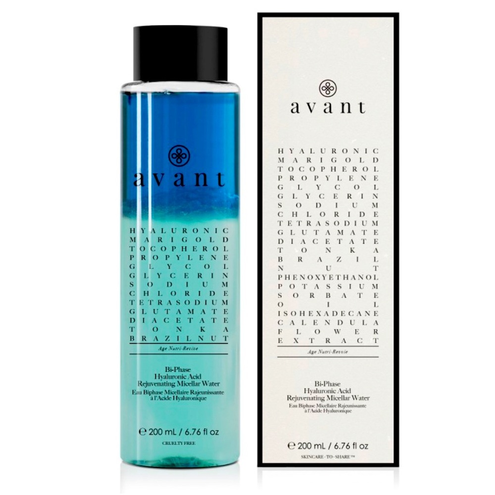 Avant Bi-Phase Hyaluronic Acid Micellar Water